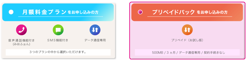 IIJMio Starter SIM selection